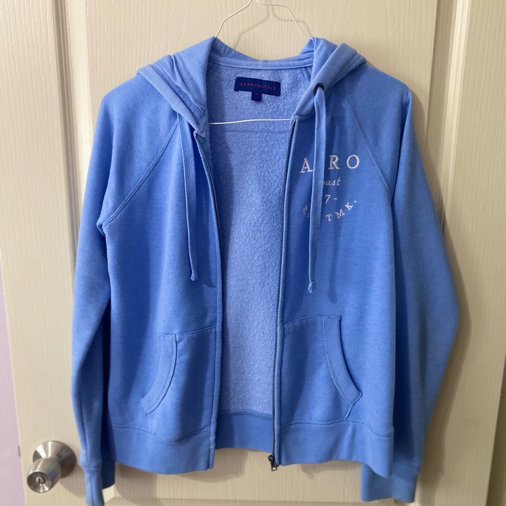 Aeropostale Light Blue Jacket